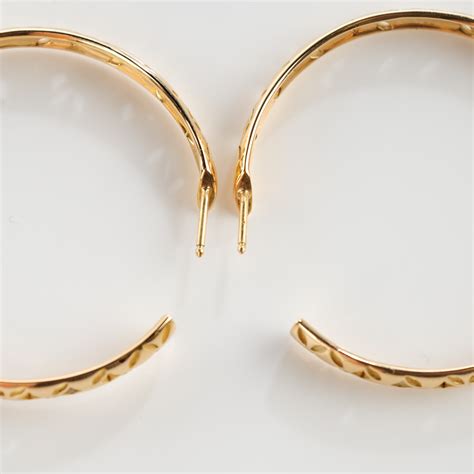 lv earrings hoops dupe